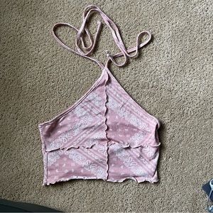 NWOT Grey Bandit Crop Top